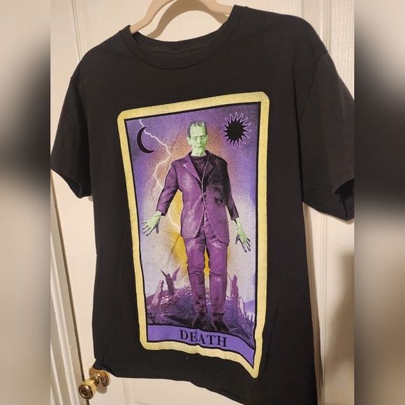 Hot Topic Universal Studios Monsters By Rock Rebel Death Frankenstein Size M - Picture 2 of 5